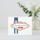 Carte Postale Faire-part Épargnez la date (Debout devant)