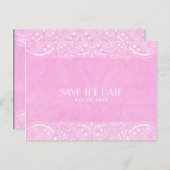 Carte Postale Faire-part Épingle Rustique Paisley Country Western Enregistr (Devant / Derrière)