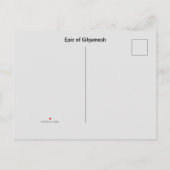 Carte Postale Faire-part Épopée de Gilgamesh (Dos)