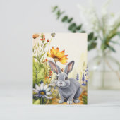 CARTE POSTALE FAIRE-PART ESPÉRANT LE BUNNY TRAIL (Debout devant)