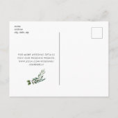 Carte Postale Faire-part Essayons de nouveau cette tournesol Date de change (Dos)