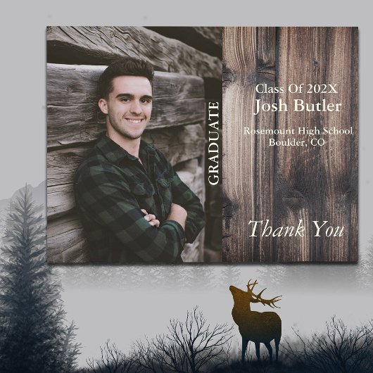 Carte Postale Faire-part et Merci des diplômes budgétaires