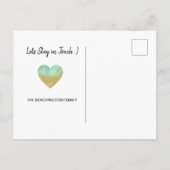 Carte Postale Faire-part *~* ÉTAT DELAWARE Déménagement Paillettes - Nouvel (Dos)