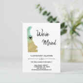 Carte Postale Faire-part *~* ÉTAT DELAWARE Déménagement Paillettes - Nouvel (Debout devant)