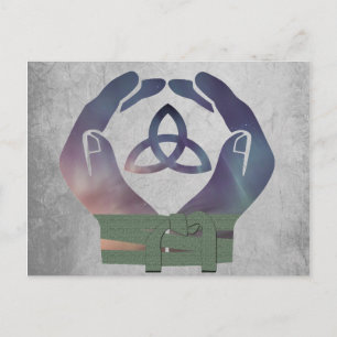 Carte Postale Faire-part Eternity Handfasting Enregistrer la date Post Card