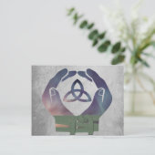 Carte Postale Faire-part Eternity Handfasting Enregistrer la date Post Card (Debout devant)