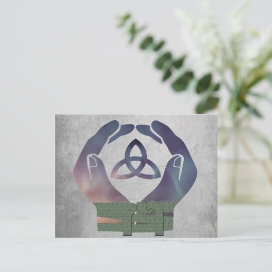 Carte Postale Faire-part Eternity Handfasting Enregistrer la date Post Card (Debout devant)