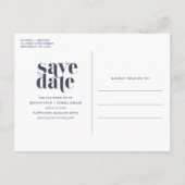 Carte Postale Faire-part Étoile de mer de mariage décontracté sur la plage, (Dos)