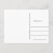 Carte Postale Faire-part Étoile de mer | Enregistrement mariage océanique (Dos)