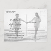 Carte Postale Faire-part Événement à venir avec superposition de script mod (Dos)