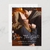 Carte Postale Faire-part Événement Simple Moderne Enregistrer La Date Photo (Devant / Derrière)