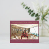 Carte Postale Faire-part Exercice Horse Stance Pour L'Excellence En Leaders (Debout devant)