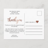 Carte Postale Faire-part Faire Annonce Photo de Bébé Rose Bonjour (Dos)