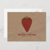 Carte Postale Faire-part Faire Économiser La Date Inspirée Du Marché Des Pr (Devant / Derrière)