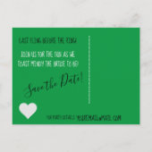 Carte Postale Faire-part Faire la fête et embrasser un Leprechaun avec calm (Dos)