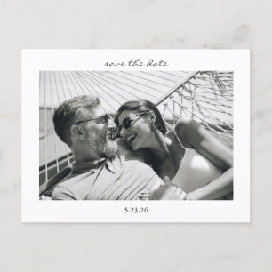 Carte Postale Faire-part Faire part de lettre photo minimaliste pour annonc