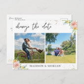 Carte Postale Faire-part Faire part de mariage personnalisé avec photos Cha (Devant / Derrière)