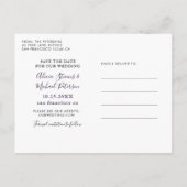 Carte Postale Faire-part Faire part de mariage photo de tournesol rustique  (Dos)