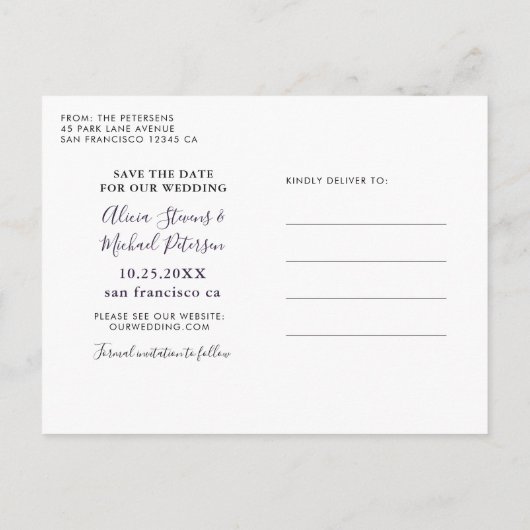 Carte Postale Faire-part Faire part de mariage photo de tournesol rustique (Dos)