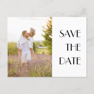 Carte Postale Faire-part Faire part de mariage photo déco moderne minimalis