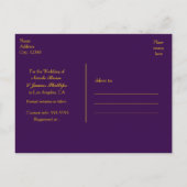 Carte Postale Faire-part Faire part de réservation de date à pois confettis (Dos)