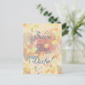 Carte Postale Faire-part Faire part de sauvegarde de projection de peinture (Debout devant)