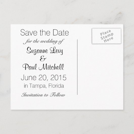 Carte Postale Faire-part Faire part moderne de Rêves Arc-en-ciel (Dos)