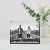 Carte Postale Faire-part Faire suivre la date de mariage (Debout devant)