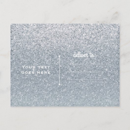 Carte Postale Faire-part Fairy Tale Sparkle Parties scintillant Party Enreg (Dos)