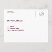 Carte Postale Faire-part Fairy Tree Cottage (Dos)