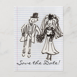 Carte Postale Faire-part Faites gagner la date !