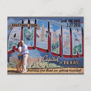 Carte Postale Faire-part Faites gagner la date