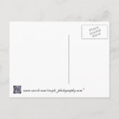 Carte Postale Faire-part FAITES GAGNER LA DATE - coquilles sur la plage (Dos)