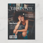 Carte Postale Faire-part Faits amusants | Photo de couverture du magazine G (Devant)