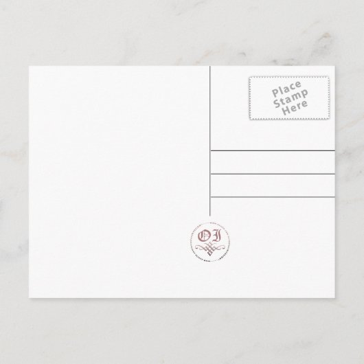 Carte Postale Faire-part félicitations à votre nouvelle maison : pop formes (Dos)