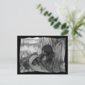 Carte Postale Faire-part Femme Apache amérindienne vintage (Debout devant)