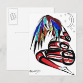 Carte Postale Faire-part Femmes indiennes enceintes (Devant / Derrière)