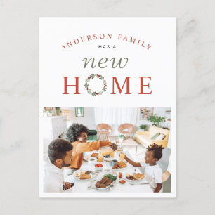 Carte Postale Faire-part Fer de Noël Photo Nouvelle Maison Vacances Déménag