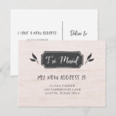 Carte Postale Faire-part Ferme | Changement d'adresse (Devant / Derrière)