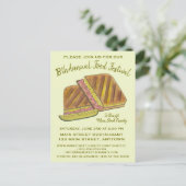 Carte Postale Faire-part Festival de nourriture Sandwich cubain Jambon Porc (Debout devant)