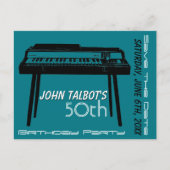 Carte Postale Faire-part Fête d'anniversaire des 50 ans de l'orgue ancien E (Devant)