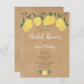 Carte Postale Faire-part Fête de mariage champêtre aquarelle aux fleurs de  (Devant / Derrière)