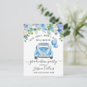 Carte Postale Faire-part Fête de remise des diplômes DRIVE BY drôle de la p (Debout devant)