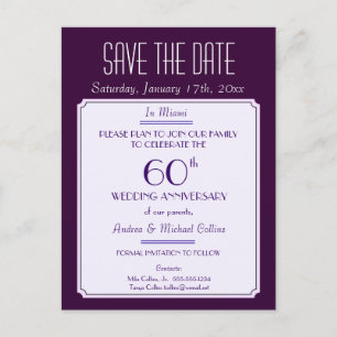 Carte Postale Faire-part Fête, événement ou réunion Enregistrer la date dan