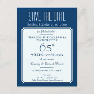 Carte Postale Faire-part Fête, événement ou réunion Enregistrer la date en 