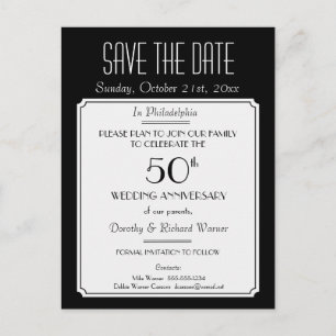 Carte Postale Faire-part Fête, événement ou réunion Enregistrer la date en