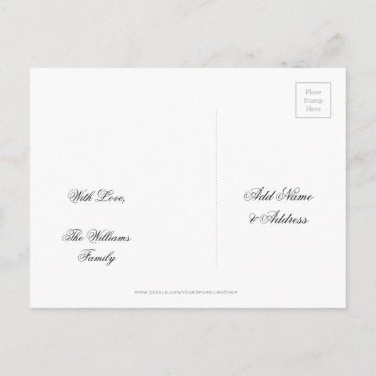 Carte Postale Faire-part Fête Halloween personnalisée Enregistrer la date C (Dos)