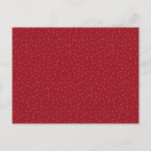 Carte Postale Faire-part Fête surprise pour les 40 ans de mariage Rubis Cœu (Dos)