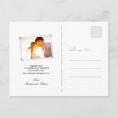 Carte Postale Faire-part Feuille bambou double bonheur Mariage chinois (Dos)