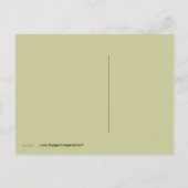 Carte Postale Faire-part Feuilles automnales - Nouvelle maison (Dos)